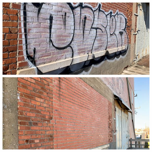 Graffiti removal service