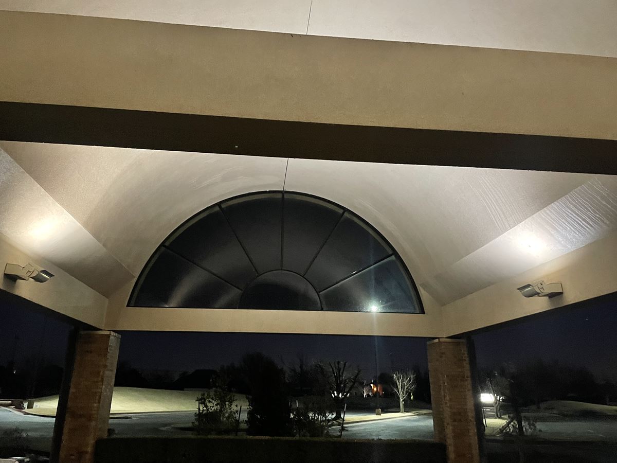 Church awning and front entrance cleaning in oklahoma city ok