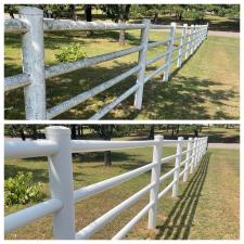 Vinyl Fence Cleaning in Edmond, OK 1