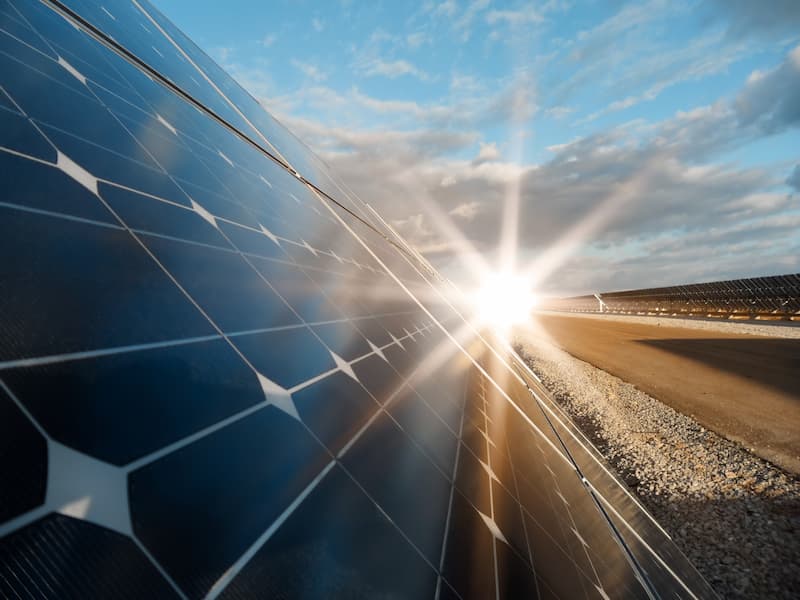 Solar panel cleaning